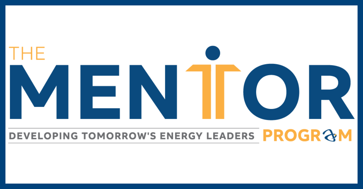 Logo of The Mentor Program, Accelerant Solutions' nuclear industry mentoring program, displaying bold typography to symbolize expert guidance for training managers within the nuclear sector.